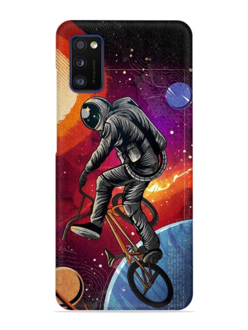 Super Eclipse Bmx Bike Snap Case for Samsung Galaxy A41 Zapvi