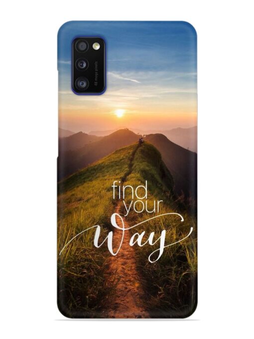 Find Your Way Snap Case for Samsung Galaxy A41 Zapvi