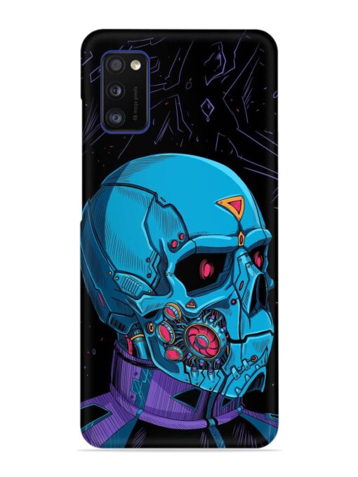 Skull Robo Vector Snap Case for Samsung Galaxy A41 Zapvi