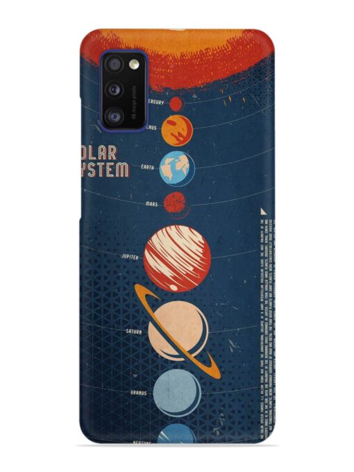 Solar System Vector Snap Case for Samsung Galaxy A41 Zapvi