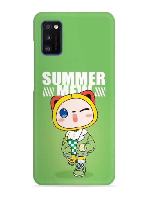 Summer Mew Snap Case for Samsung Galaxy A41 Zapvi