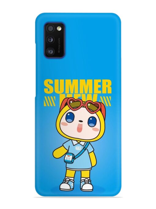 Summer Mew Cartoon Snap Case for Samsung Galaxy A41