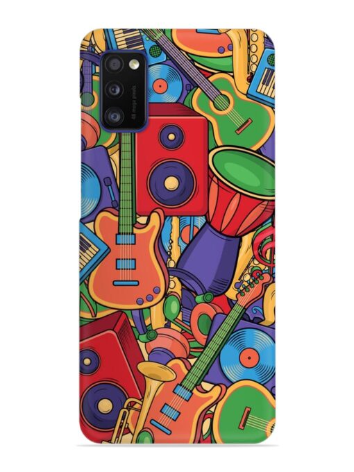 Colorful Music Art Snap Case for Samsung Galaxy A41 Zapvi