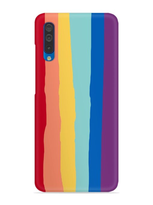 Rainbow Genuine Liquid Snap Case for Samsung Galaxy A50