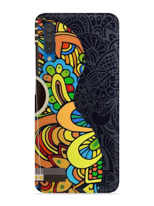 Guitar Vector Art Snap Case for Samsung Galaxy A50 Zapvi