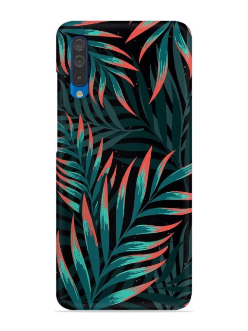 Green Leaf Art Snap Case for Samsung Galaxy A50 Zapvi