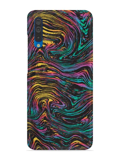 Abstract Liquid Colors Snap Case for Samsung Galaxy A50 Zapvi