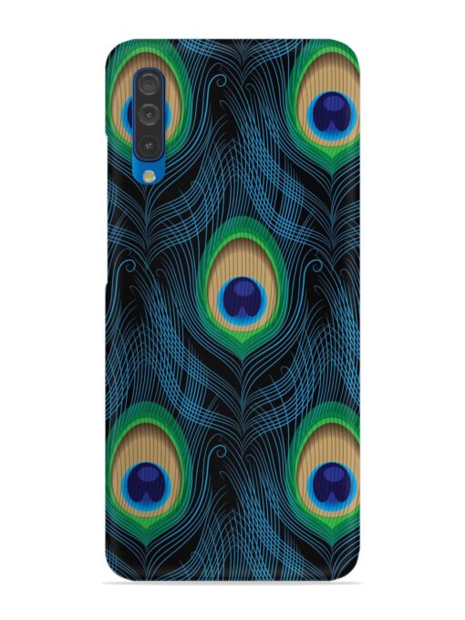 Seamless Pattern Peacock Snap Case for Samsung Galaxy A50