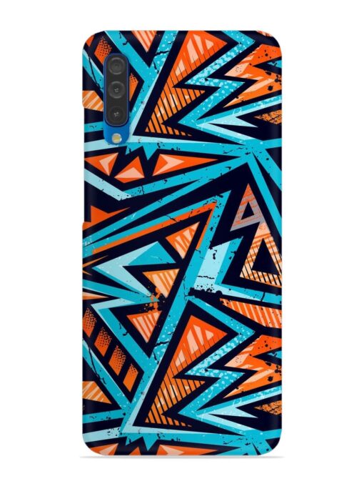 Abstract Seamless Grunge Snap Case for Samsung Galaxy A50 Zapvi