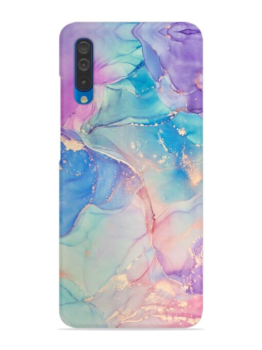 Alcohol Ink Colors Snap Case for Samsung Galaxy A50 Zapvi