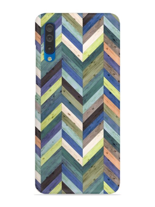 Chevron Random Color Snap Case for Samsung Galaxy A50 Zapvi