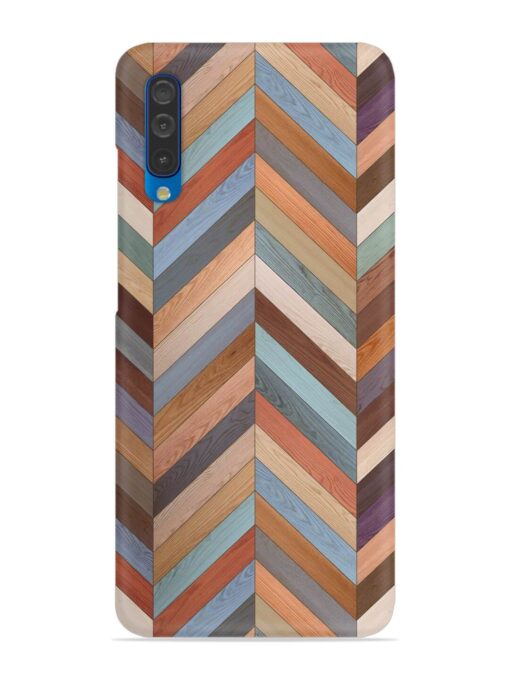 Seamless Wood Parquet Snap Case for Samsung Galaxy A50 Zapvi