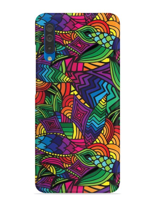 Abstract Multicolor Seamless Snap Case for Samsung Galaxy A50 Zapvi