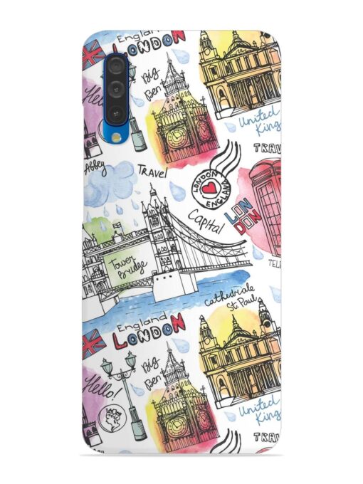 Vector London Landmark Snap Case for Samsung Galaxy A50