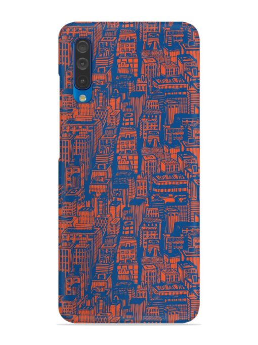 Hand Drawn Seamless Snap Case for Samsung Galaxy A50