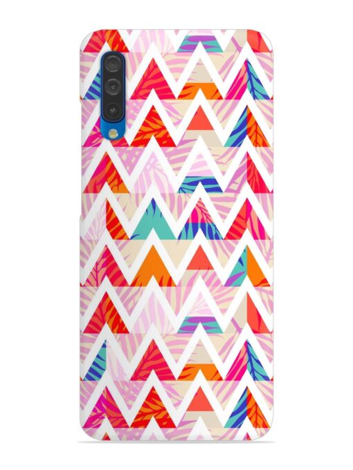 Abstract Triangle Background Snap Case for Samsung Galaxy A50 Zapvi