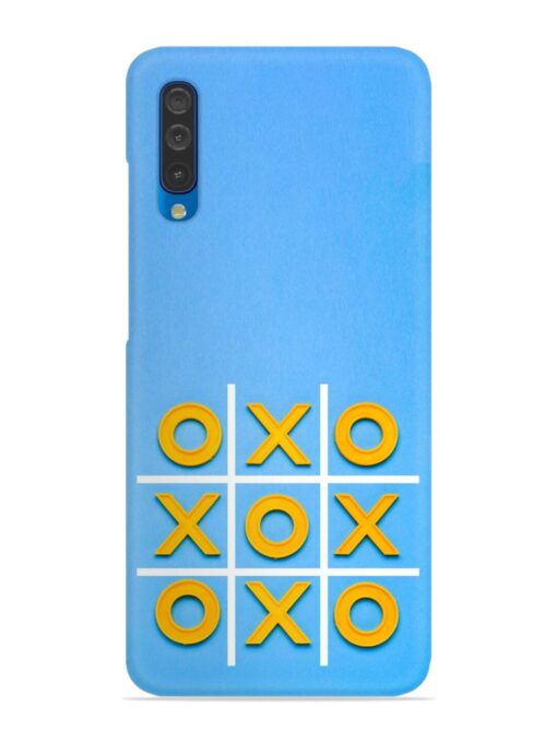 Yellow Plastic Crosses Snap Case for Samsung Galaxy A50 Zapvi