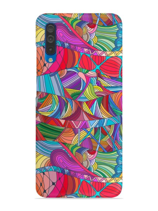 Seamless Patterns Hand Drawn Snap Case for Samsung Galaxy A50