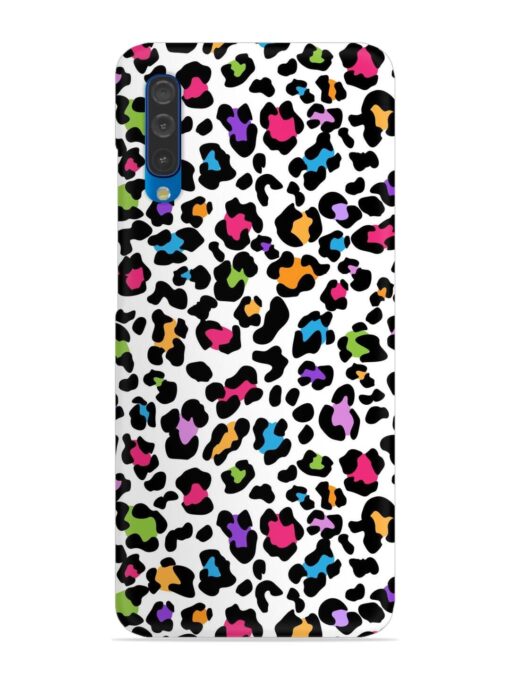 Seamless Leopard Pattern Snap Case for Samsung Galaxy A50