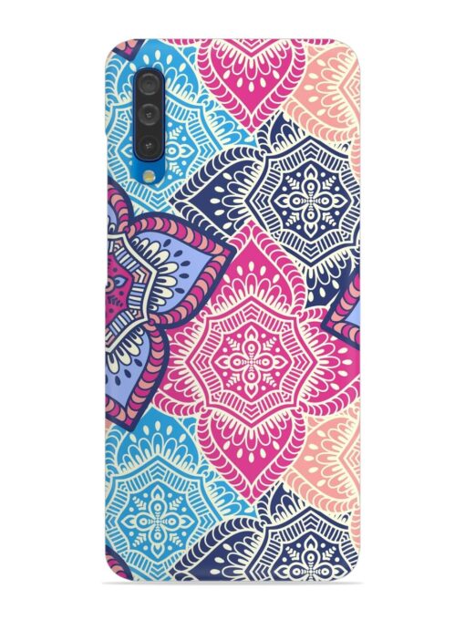 Ethnic Floral Seamless Snap Case for Samsung Galaxy A50 Zapvi