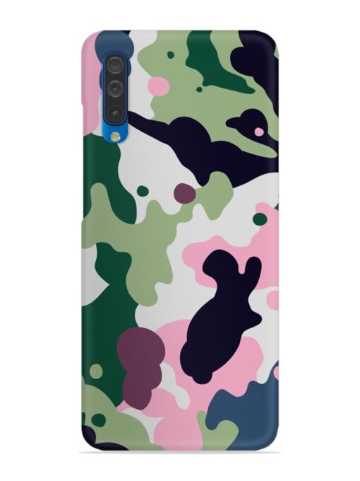 Seamless Funky Camouflage Snap Case for Samsung Galaxy A50 Zapvi