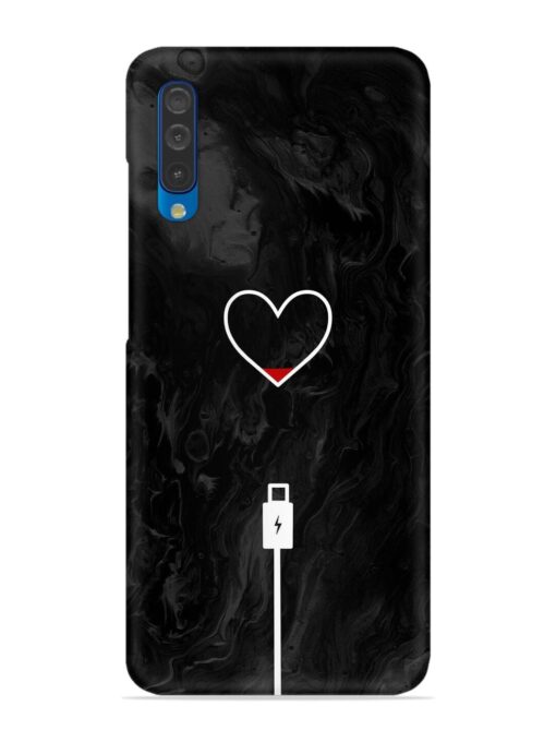 Heart Charging Vector Snap Case for Samsung Galaxy A50