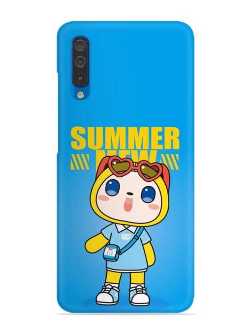 Summer Mew Cartoon Snap Case for Samsung Galaxy A50