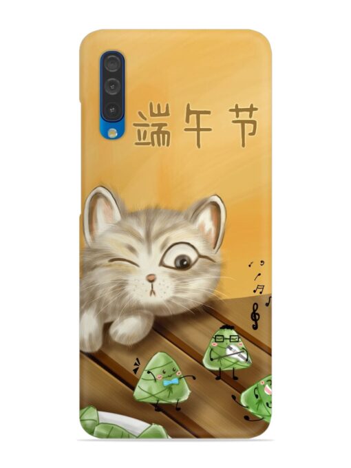 Cat Scorpion Dancing Snap Case for Samsung Galaxy A50 Zapvi