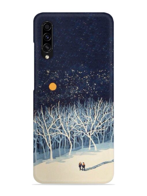 Full Moon Snowshoe Tour Snap Case for Samsung Galaxy A50S Zapvi