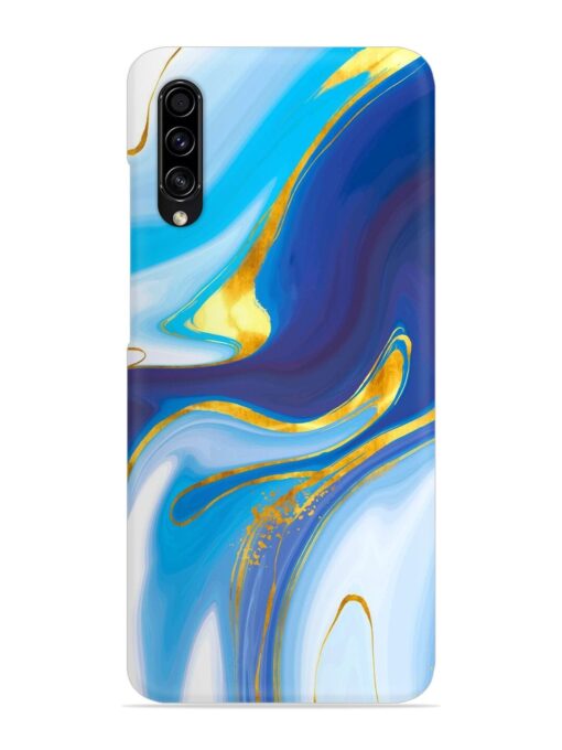 Watercolor Background With Golden Foil Snap Case for Samsung Galaxy A50S Zapvi