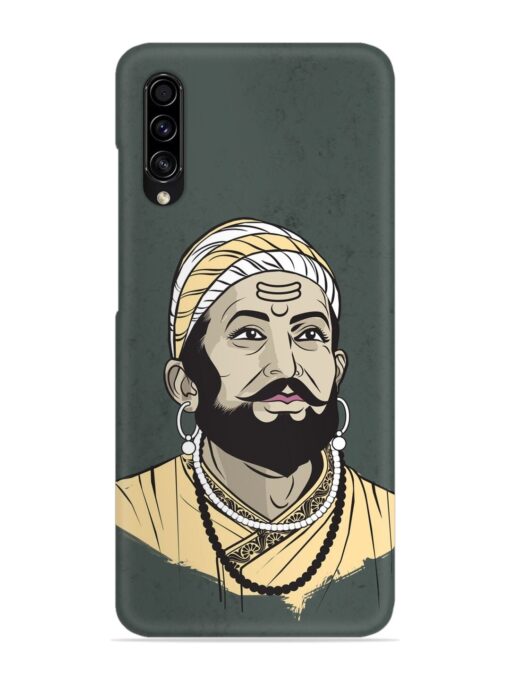 Shivaji Maharaj Vector Art Snap Case for Samsung Galaxy A50S Zapvi