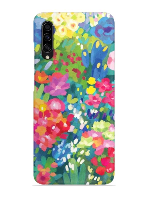 Watercolor Flower Art Snap Case for Samsung Galaxy A50S Zapvi