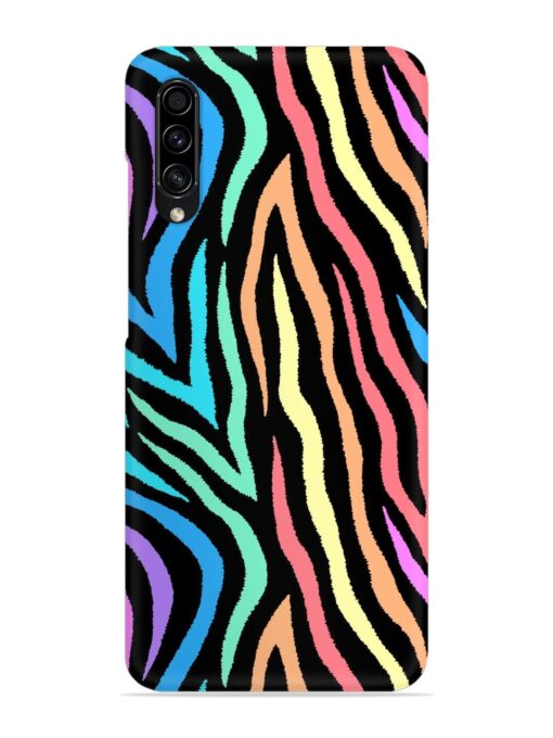 Colorful Abstract Zebra Snap Case for Samsung Galaxy A50S Zapvi