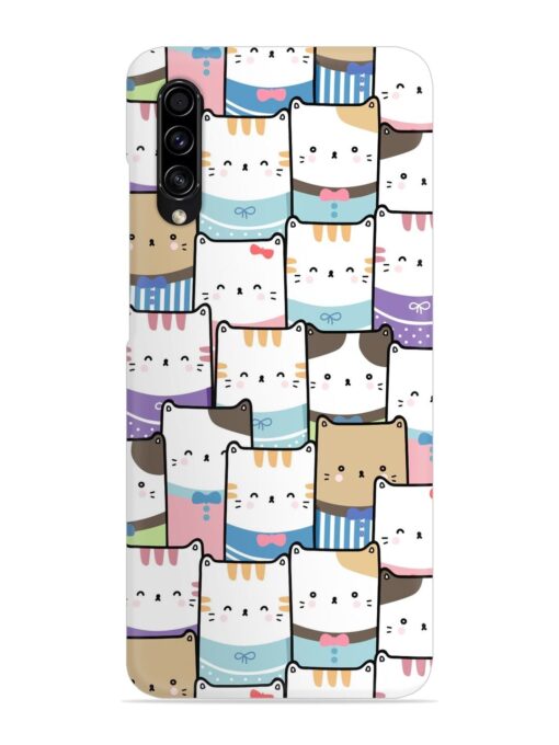 Cute Adorable Cat Snap Case for Samsung Galaxy A50S Zapvi