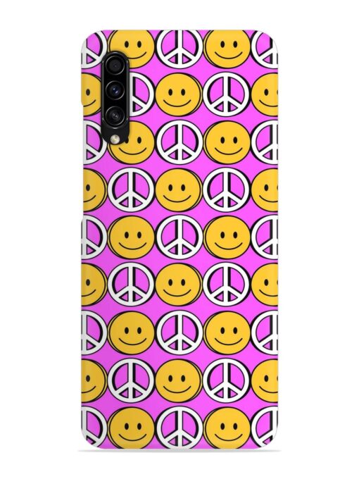 Smiley Face Peace Snap Case for Samsung Galaxy A50S