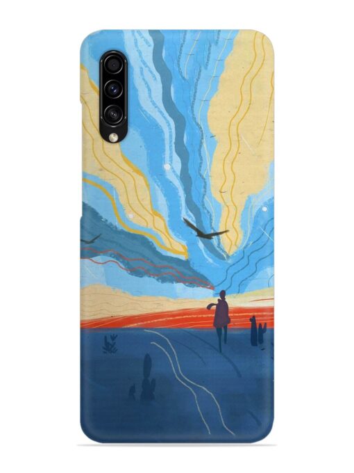 Minimal Abstract Landscape Snap Case for Samsung Galaxy A50S Zapvi