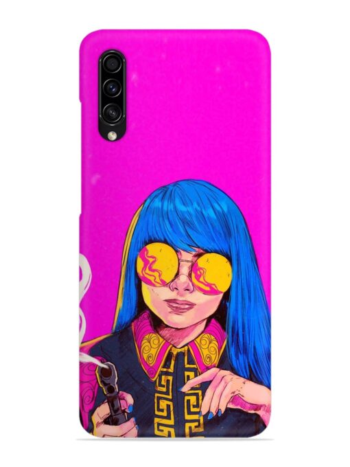 Aesthetic Anime Girl Snap Case for Samsung Galaxy A50S Zapvi