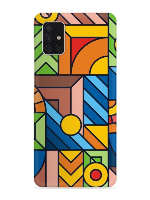 Colorful Geometric Snap Case for Samsung Galaxy A51 Zapvi