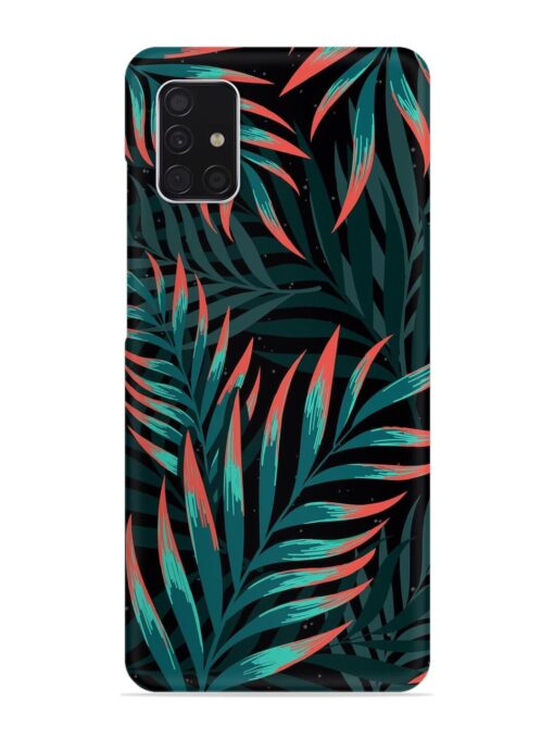 Green Leaf Art Snap Case for Samsung Galaxy A51 Zapvi