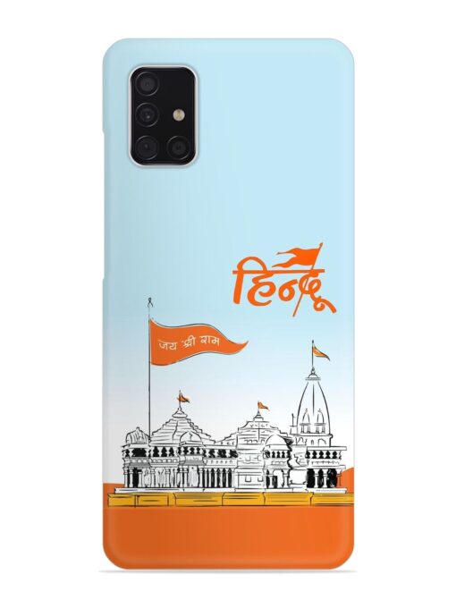 Ram Mandir Hindu Snap Case for Samsung Galaxy A51 Zapvi