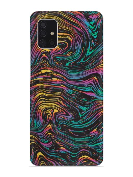 Abstract Liquid Colors Snap Case for Samsung Galaxy A51 Zapvi