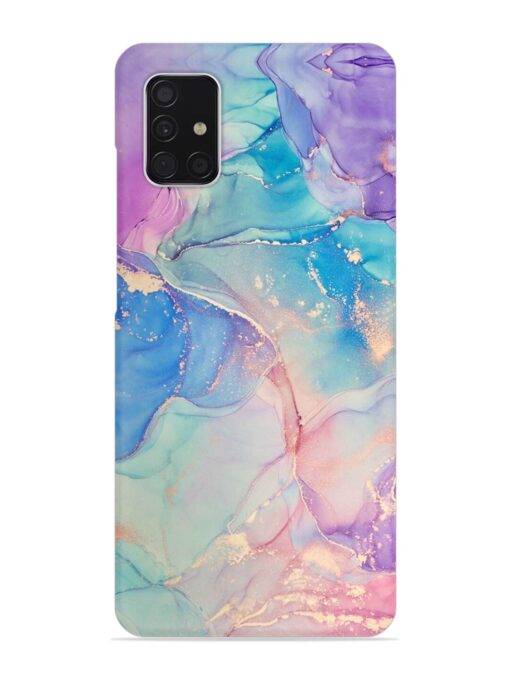 Alcohol Ink Colors Snap Case for Samsung Galaxy A51 Zapvi