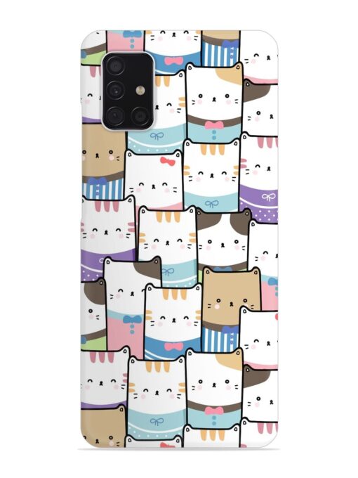 Cute Adorable Cat Snap Case for Samsung Galaxy A51