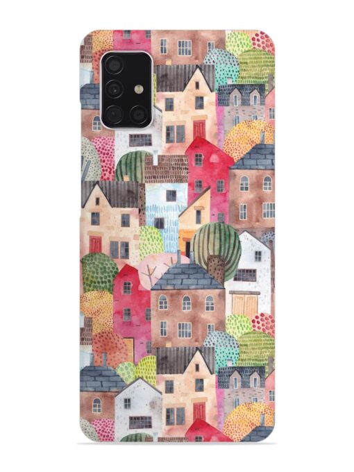 Abstract Seamless Pattern Snap Case for Samsung Galaxy A51 Zapvi