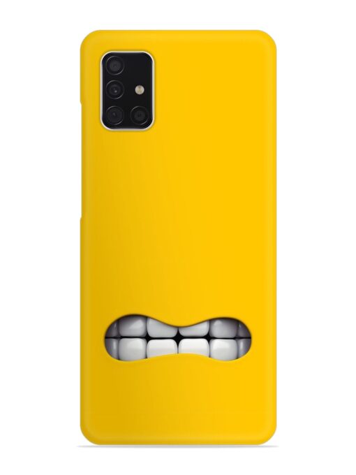 Mouth Character On Snap Case for Samsung Galaxy A51 Zapvi