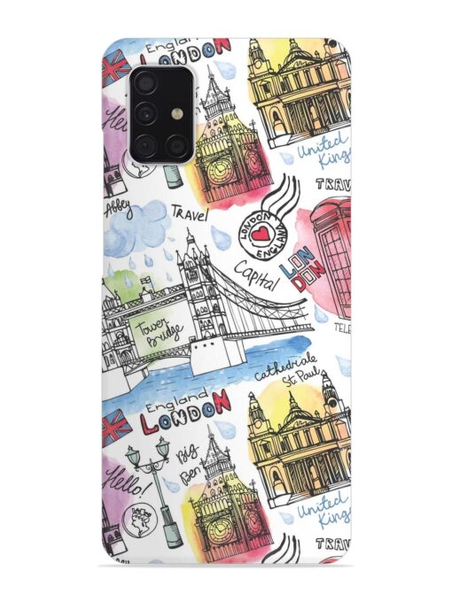 Vector London Landmark Snap Case for Samsung Galaxy A51 Zapvi