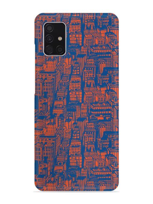 Hand Drawn Seamless Snap Case for Samsung Galaxy A51