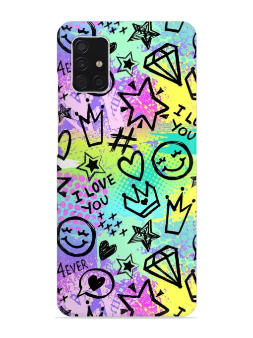 Bright Seamless Pattern Snap Case for Samsung Galaxy A51