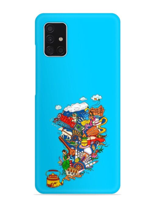 Vector Design Indian Snap Case for Samsung Galaxy A51 Zapvi