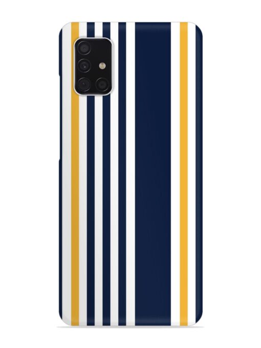 Seamless Stripe Pattern Snap Case for Samsung Galaxy A51 Zapvi